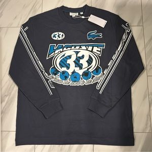 Men’s Lacoste Loose Fit Long Sleeve T-Shirt